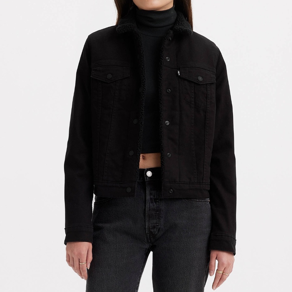 Levi’s Original Sherpa Trucker Black